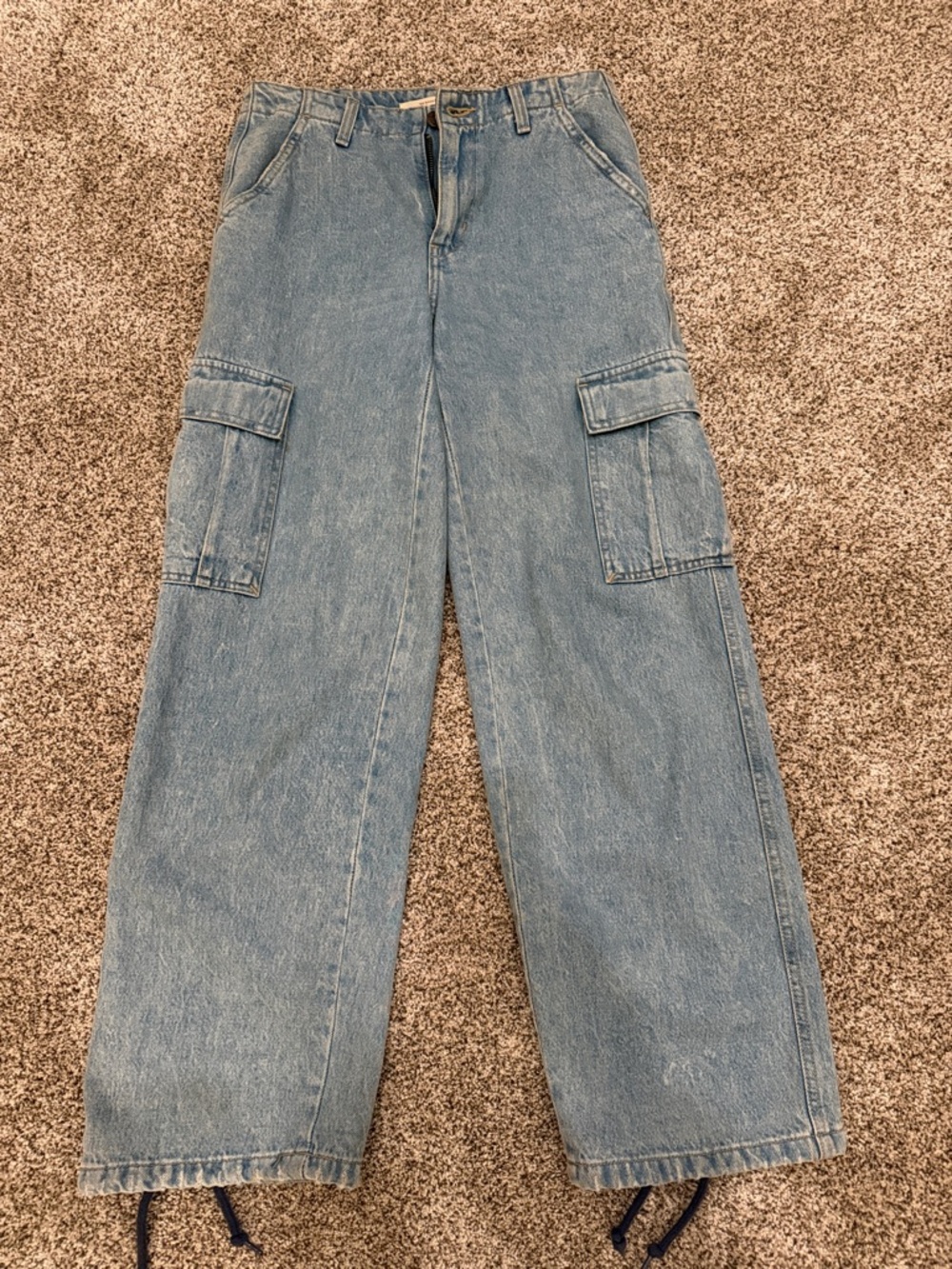 Levi's Light Blue Relaxed Cargo Jeans